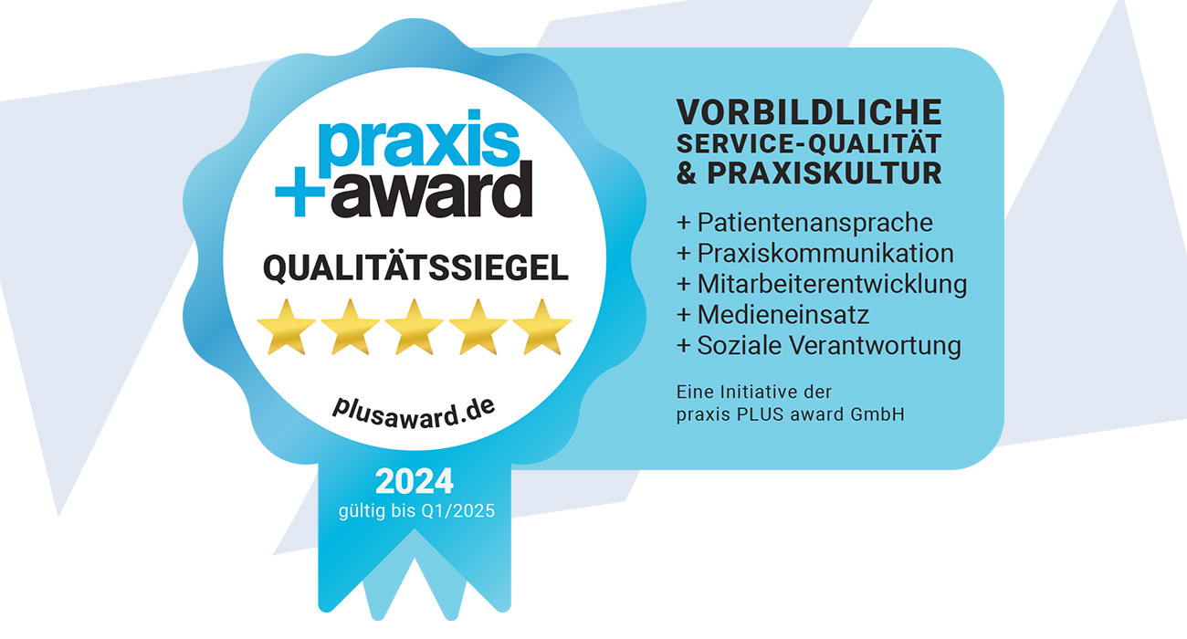 Wir haben erneut den Praxis+Award erhalten!